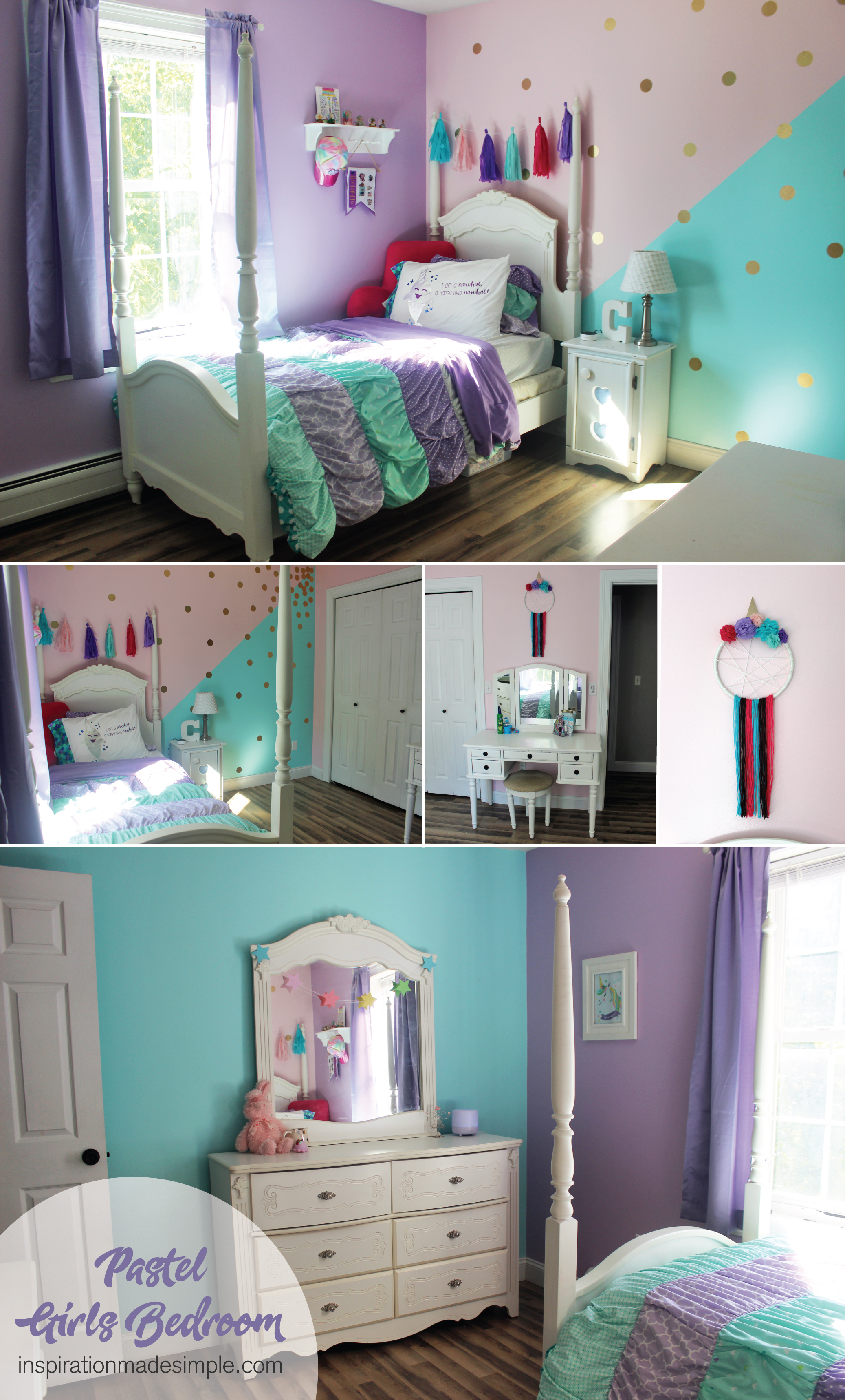 DIY Pastel Little Girls Room