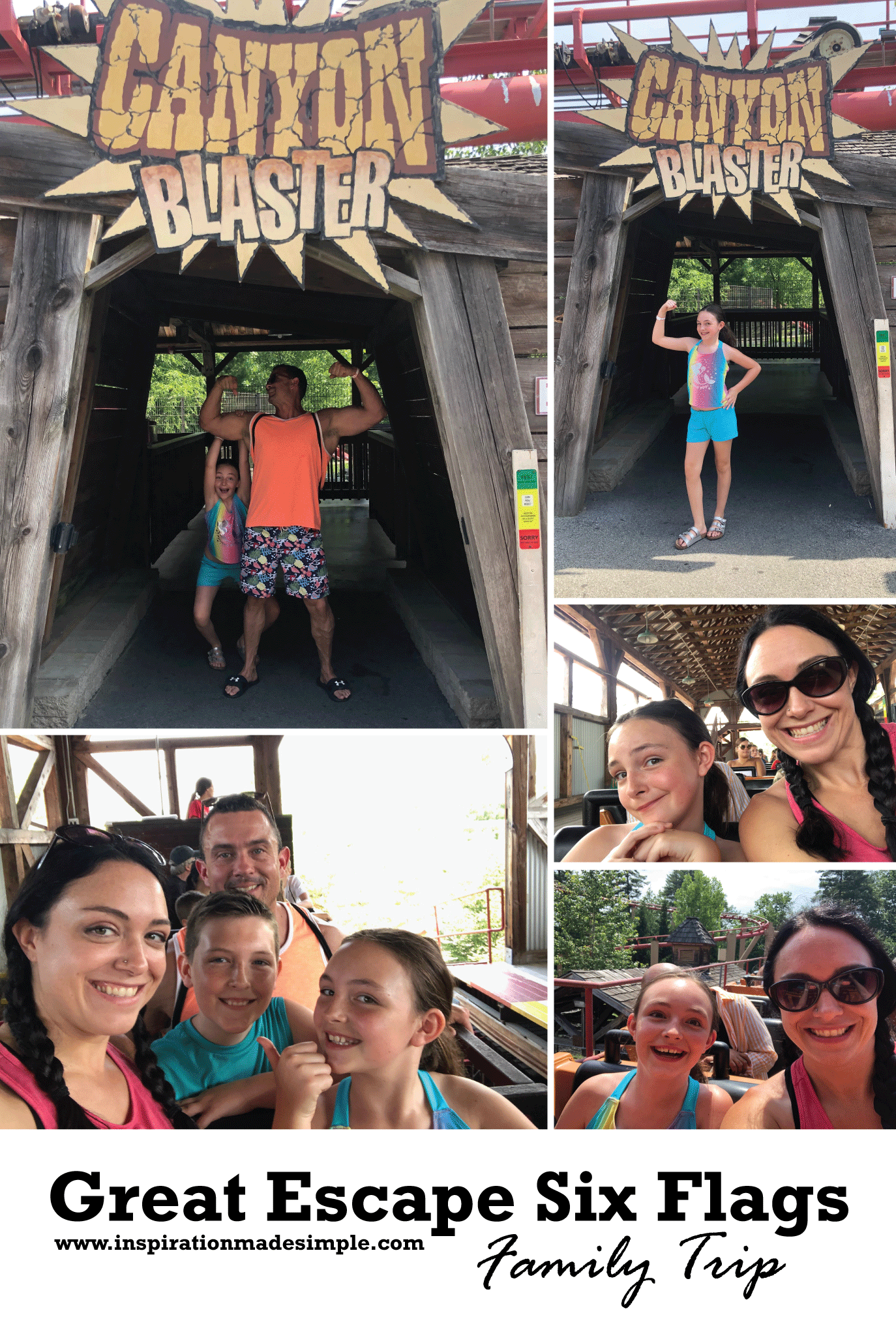 Our July 4th day trip to Great Escape SIx Flags in Glens Falls, NY!