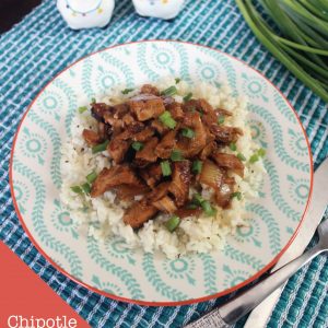 Chipotle Bourbon Chicken with Thai Rice