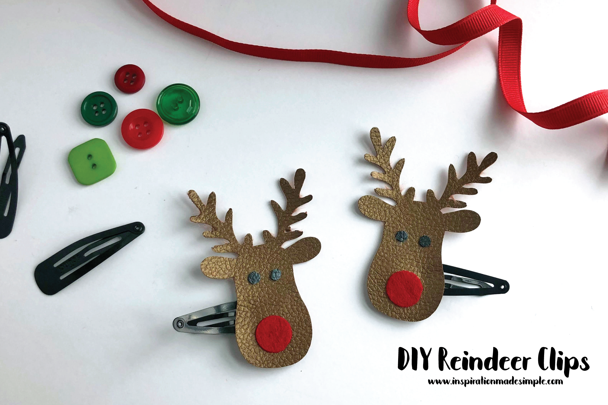 DIY Reindeer Clips