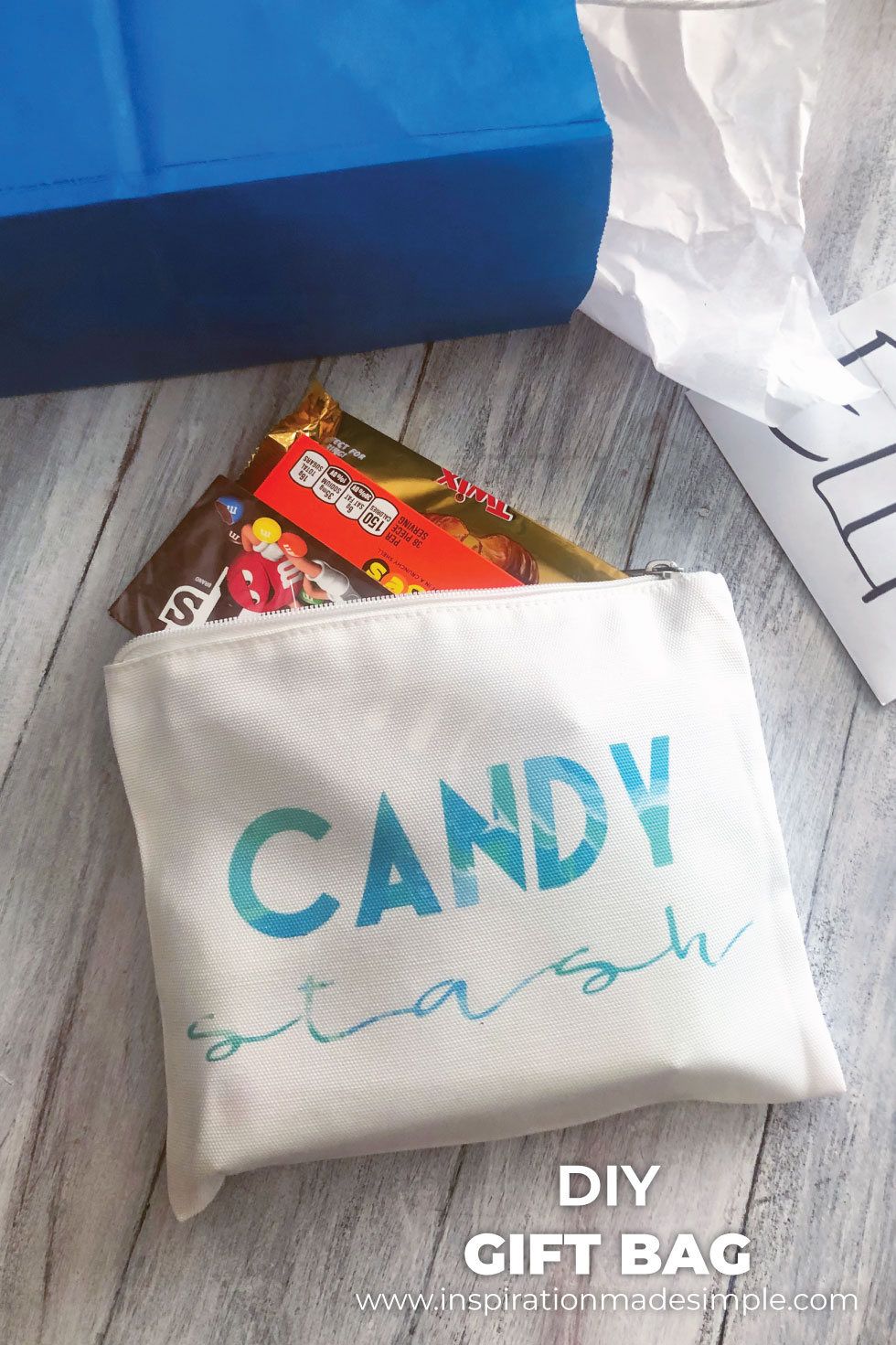DIY Fabric Personalized Gift Bags