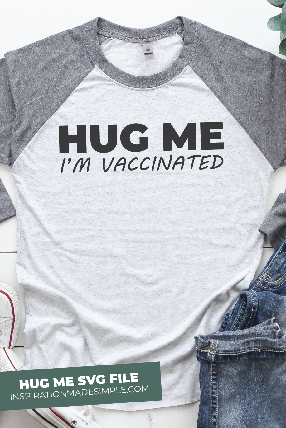 Hug Me I'm Vaccinated SVG File