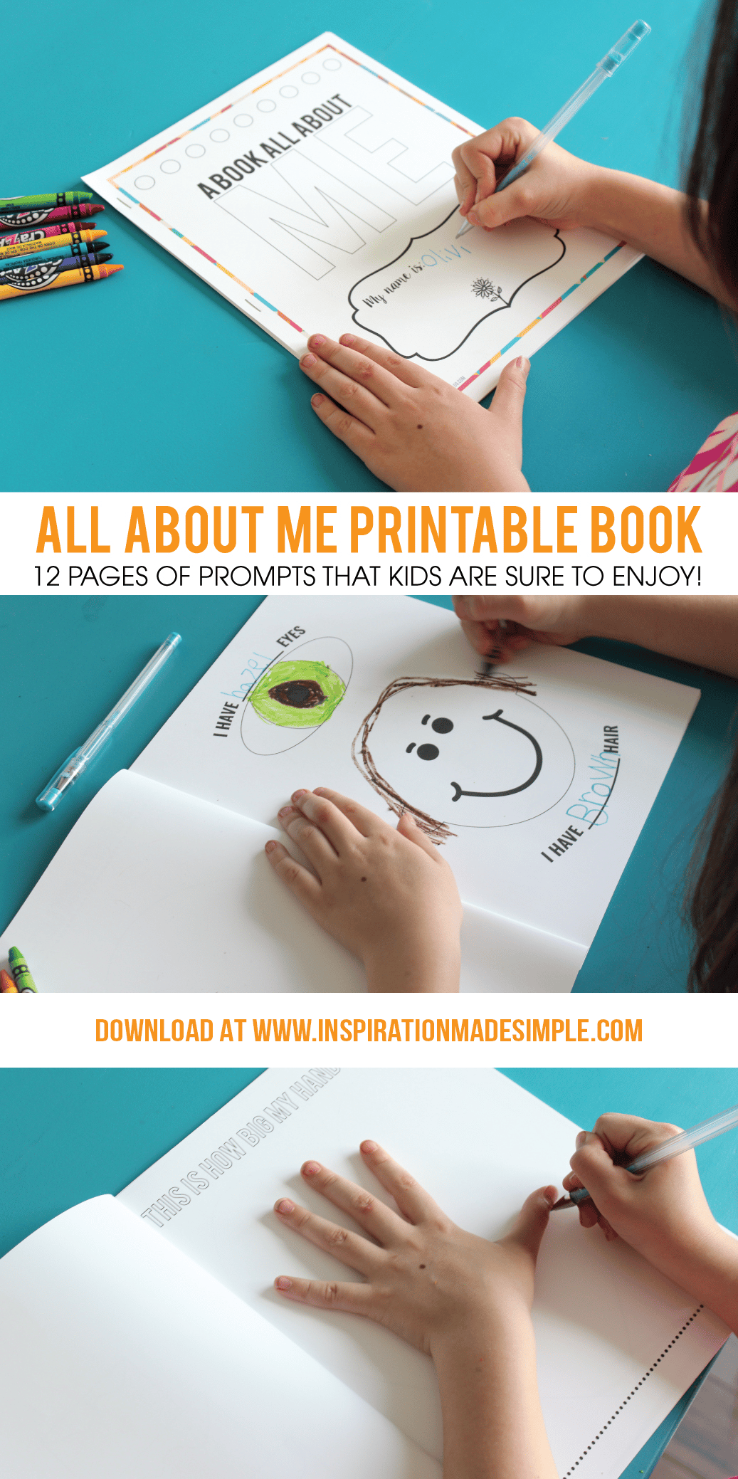 All About Me Printable Book for Kids