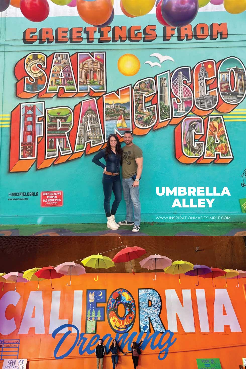 Umbrella Alley San Francisco, Interactive Art Exhibit